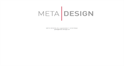 Desktop Screenshot of meta-design.no