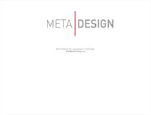 Tablet Screenshot of meta-design.no